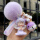 紫色安妮+紫白铃紫毛球(礼盒)