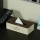 胡桃木纹长方形纸巾盒