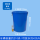 蓝色380#桶不带盖(约装水420O