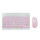 粉色 发光键盘+鼠标