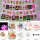 粉色灯树叶明信片+20相框十件套可免费冲印20张