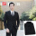 (2件套)黑西装外套+黑衬衣领带