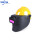【变光款】高空面罩+安全帽【黄色国标】