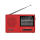 红色老式收音机不可以插卡和u盘