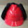 红色PE安全帽+棉内衬