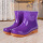 短筒-牛筋底-紫色-单鞋