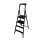HB4-3TM黑色四步宽踏板梯1.6米