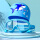 湖蓝色+硅胶泳帽【泳帽升级硅胶
