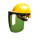 绿色面罩三筋透气黄色安全
