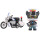 黑猫警长+白色摩托车