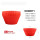 简装-红色硅胶蛋糕杯(6只装)