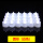 圆形电子蜡烛-白色(一盒24个)+花