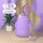 【紫色】大肚保温杯1000ML带背带贴纸茶隔杯管刷