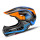 半盔全盔自由切换（升级款-黑橙蓝S）