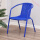 蓝色塑料围椅(2把起拍)