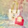 粉色浮游花+手提袋【代写贺卡】