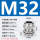 M32*1.5线径16-22安装开孔32毫
