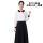 601-2白色长袖+黑长裙