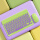 【绿紫撞色+充电鼠标】10寸充电版键盘(送支架/充