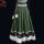 绿色单裙360度不含项链