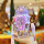 紫色720mL哈啰熊塑料杯+贴纸+3D