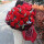 W款33朵红色康乃馨花束