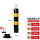 内锁活动立柱带顶环114*500*0.8黑色贴黄膜