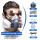 硅胶防尘毒面具+防雾大眼罩+60
