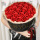 33朵红玫瑰花束小香风