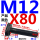 M12*80【10.9级T型】刻
