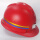 红色磨砂防静电安全帽高强度ABS材质