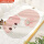 梅花猫异型丝圈浴室垫