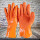 橘色颗粒手套（5双）