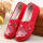 红色 W322绣花鞋
