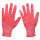 12双红色尼龙手套