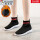 E72-1黑红色 加绒棉鞋