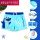 蓝色【泳裤+泳帽+浮袖+泳镜+收纳