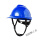 V型安全帽 碳纤维花纹  碳亮蓝
