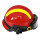红色头盔+灯架+手电