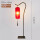 落地灯-中国红纯色灯罩