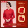 中国红套装 女