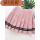 粉红色黑条纹 短裙