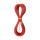 50米红色包胶钢丝测量绳
