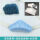 蓝色鼻罩+5片水洗棉+50片活性炭棉