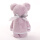 1条毛巾（兰花紫）叠小熊