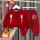 【加绒】红色卫衣E7+红色裤福