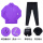 DS长袖紫+LW九分裤黑(带内衬可
