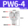 PW6-4 白色精品【Y型变径三通】