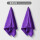 紫色毛巾两条