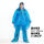 成人超厚套装雨衣+雨裤（包脚）蓝色